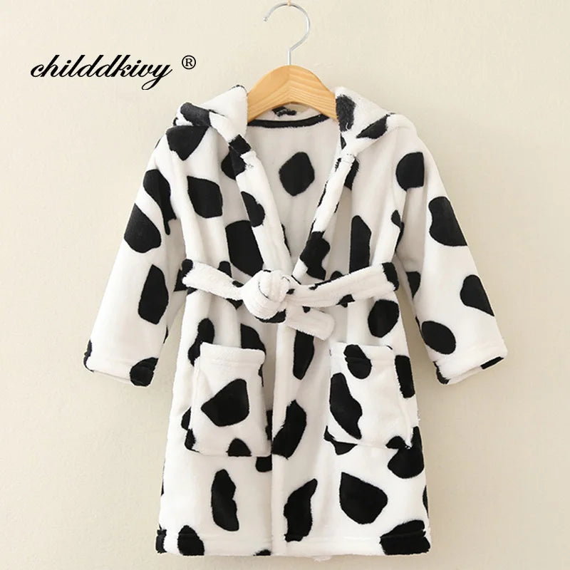 Boys & Girls Fluffy Dressing Gowns