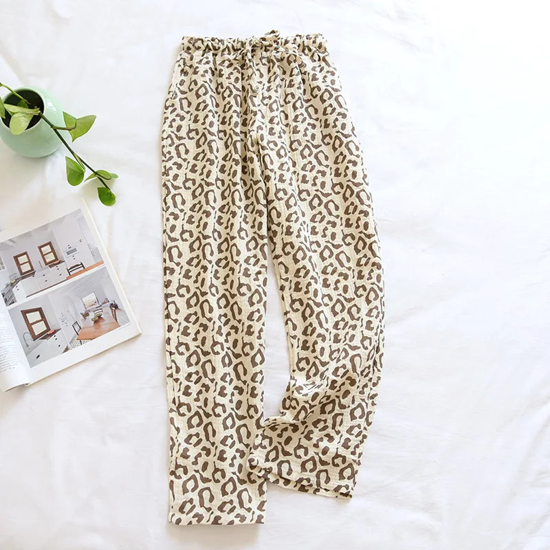 Leopard Print Sleep Bottoms