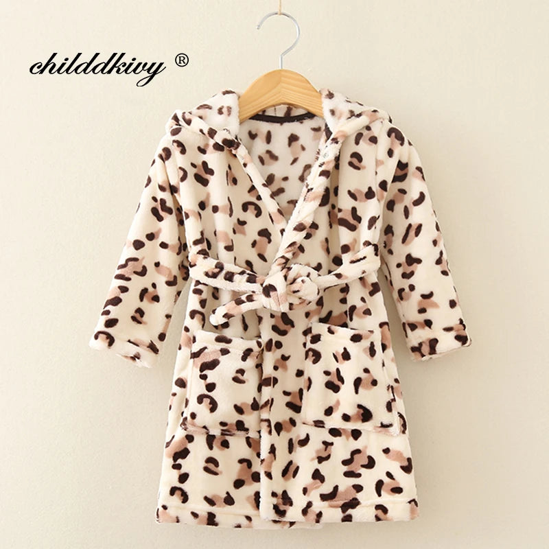 Boys & Girls Fluffy Dressing Gowns