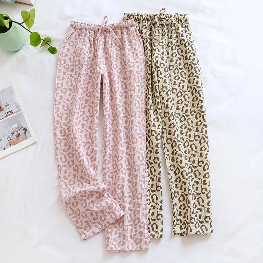 Leopard Print Sleep Bottoms