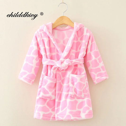 Boys & Girls Fluffy Dressing Gowns