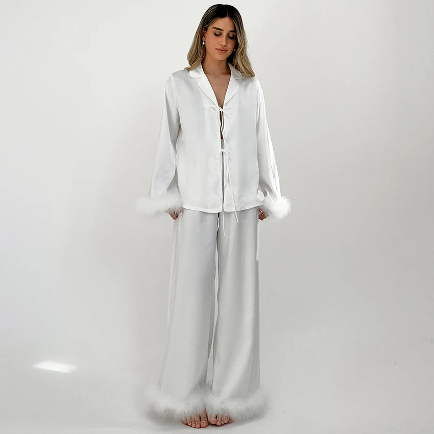 Women’s Satin Pyjama Set