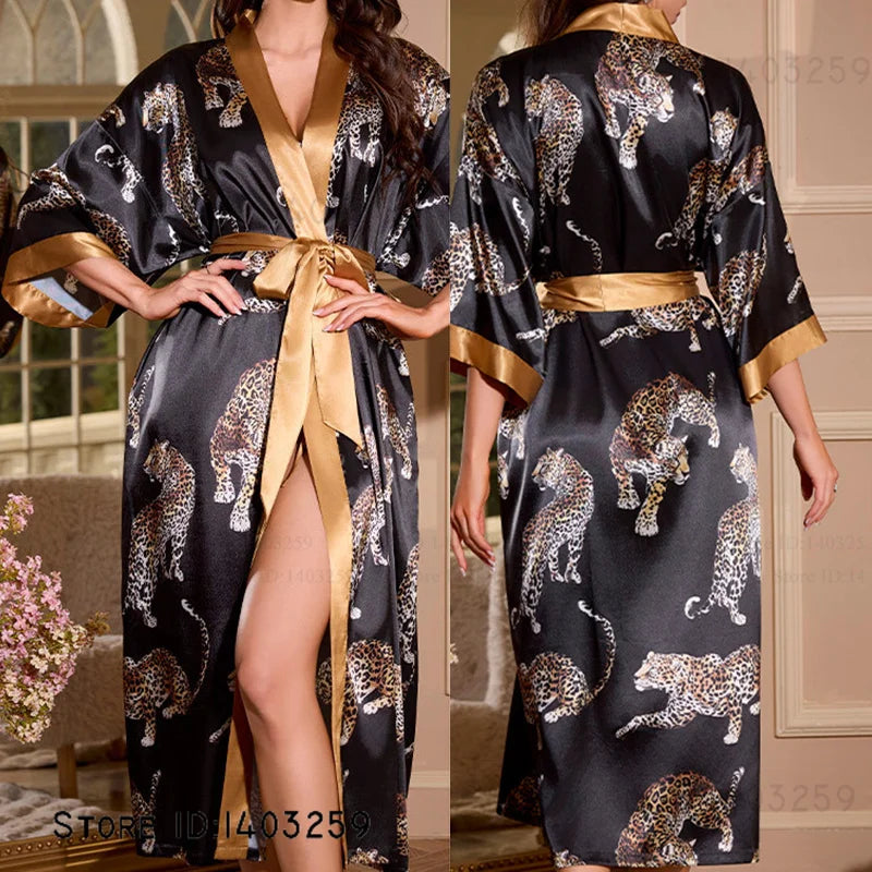 Oversized Satin Kimono Robe – Range of designs
