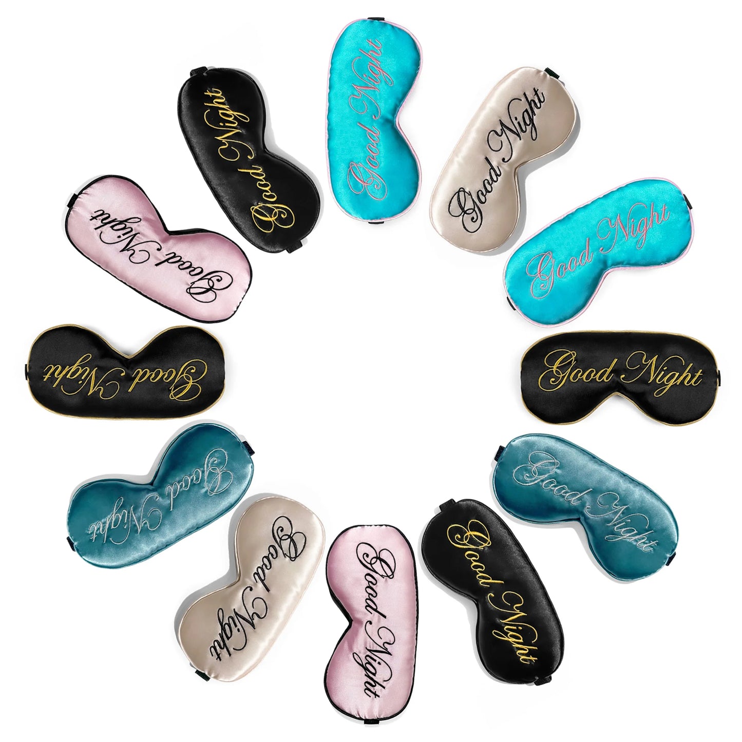 Snooze & Co. Silk "Slogan" Sleep Mask