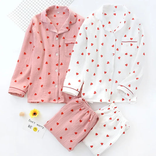 Cotton Gauze Pyjama Set