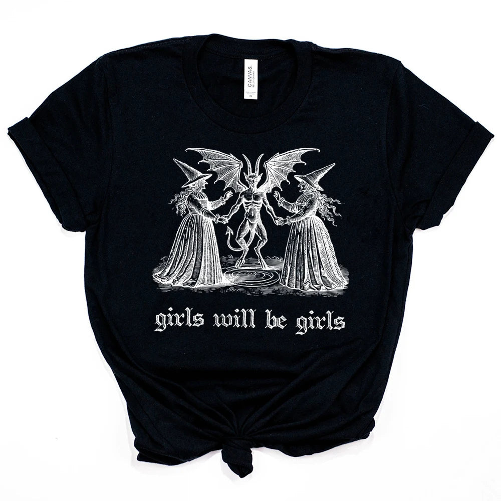 "Girls Will Be Girls Witch" Tee  Snooze & Co.