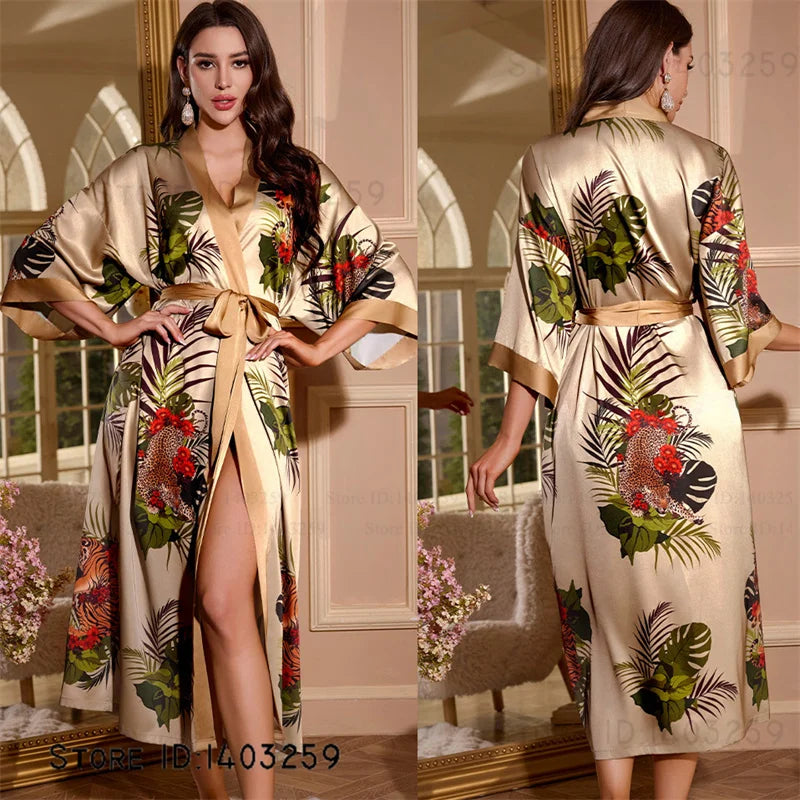 Oversized Satin Kimono Robe – Range of designs