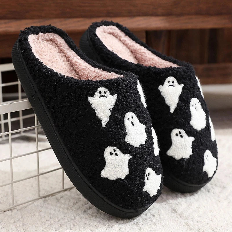 Halloween Ghost Cotton Slippers