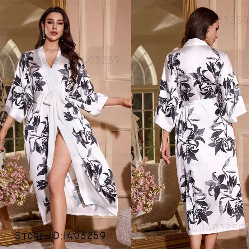 Oversized Satin Kimono Robe – Range of designs