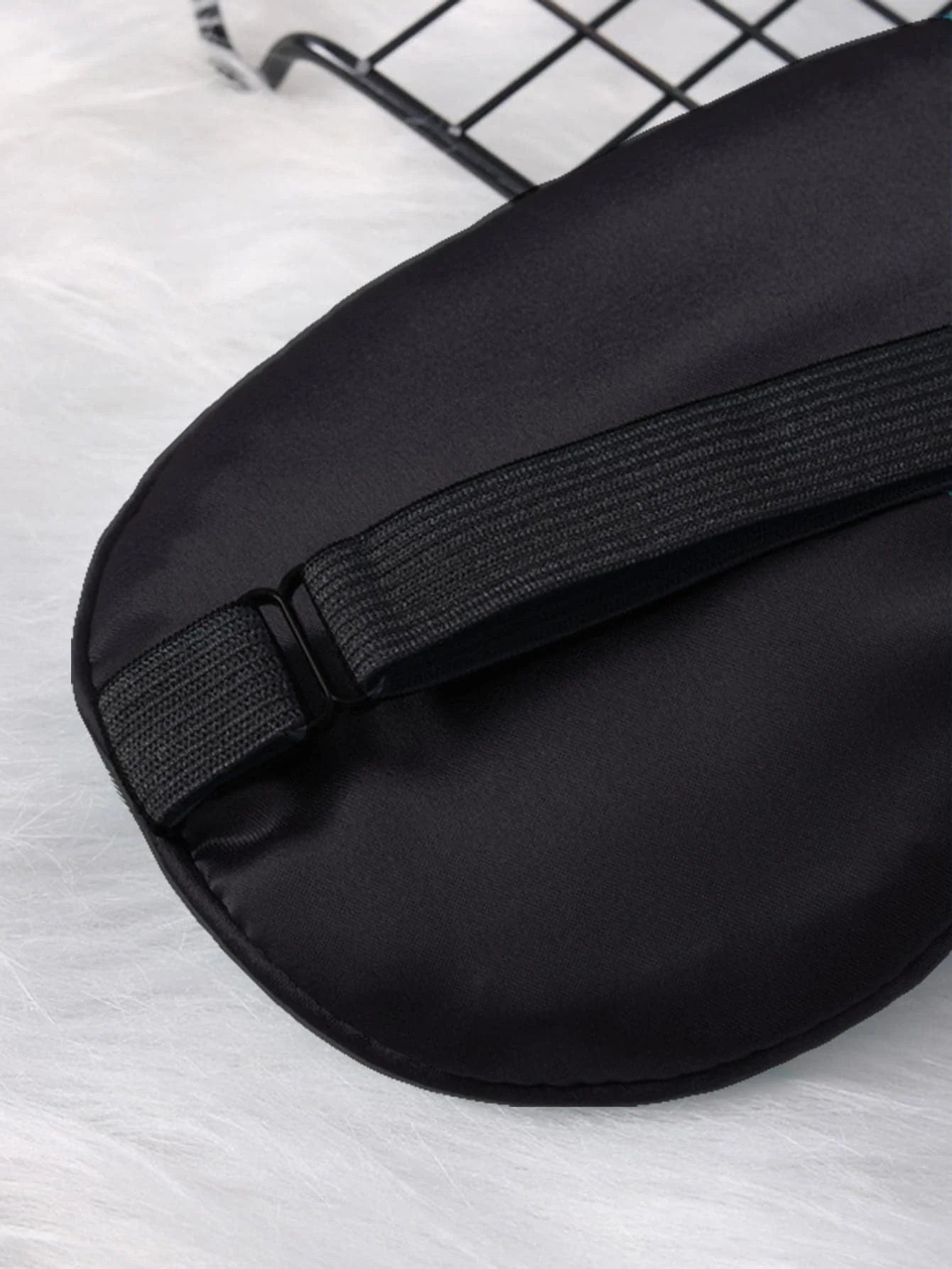 "Eyelash" Printed Silk Eye Mask Snooze & Co.