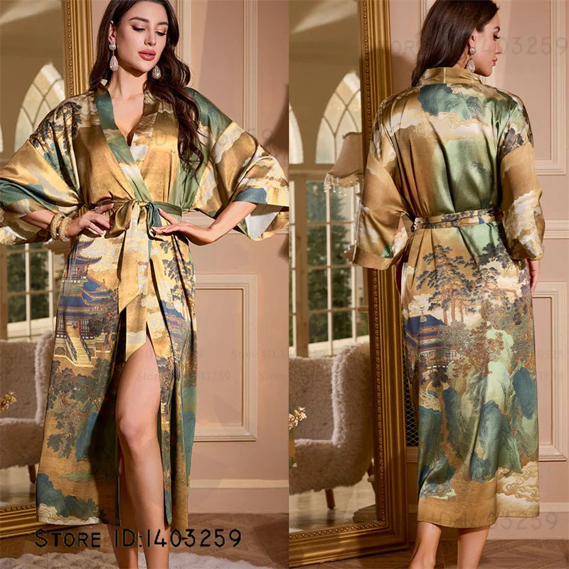 Oversized Satin Kimono Robe – Range of designs