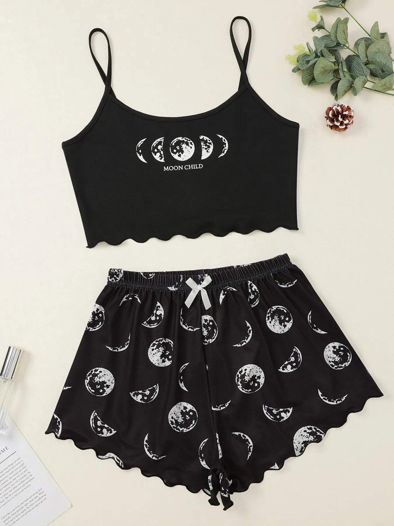 Print Vest & Shorts Set Snooze & Co.
