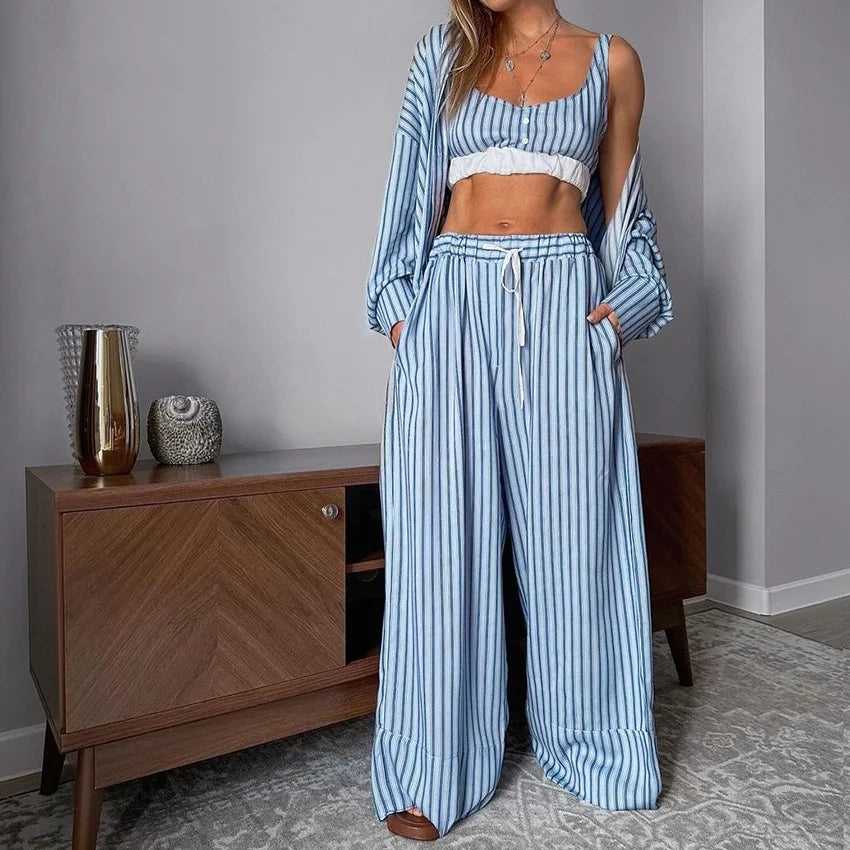 Striped Lounge Set
