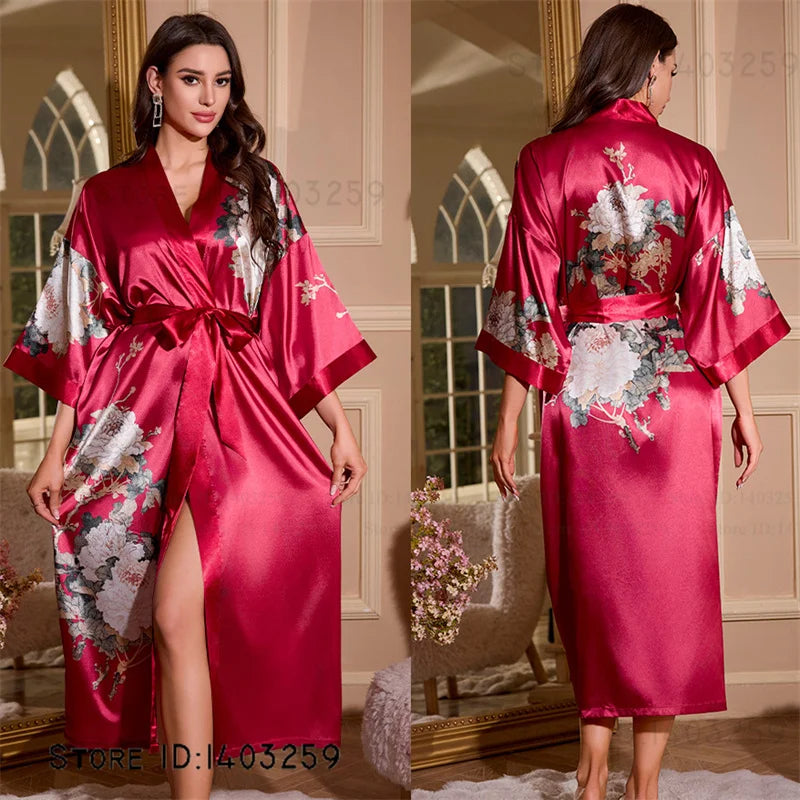 Oversized Satin Kimono Robe – Range of designs