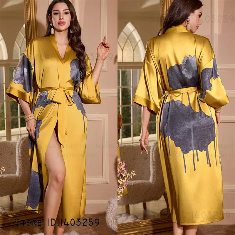 Oversized Satin Kimono Robe – Range of designs