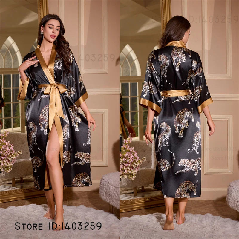 Oversized Satin Kimono Robe – Range of designs