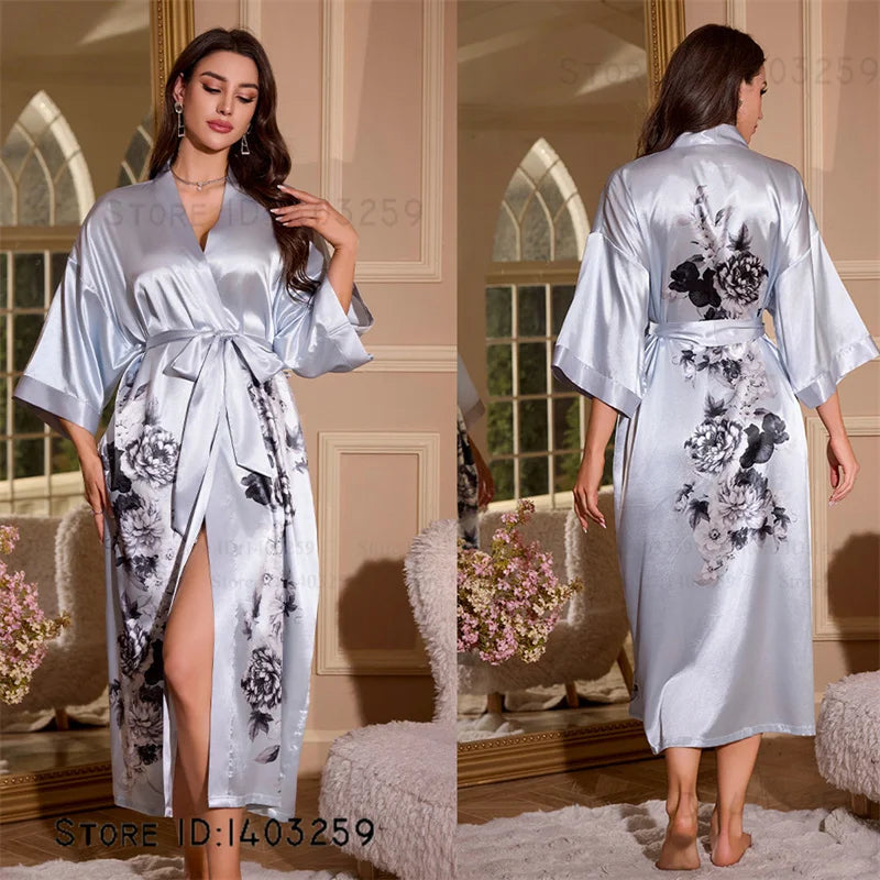 Oversized Satin Kimono Robe – Range of designs