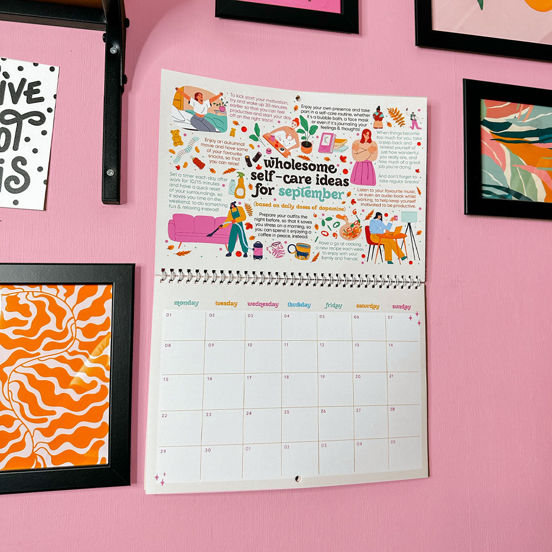 2026 Dated Calendar: A Self-Love Journey