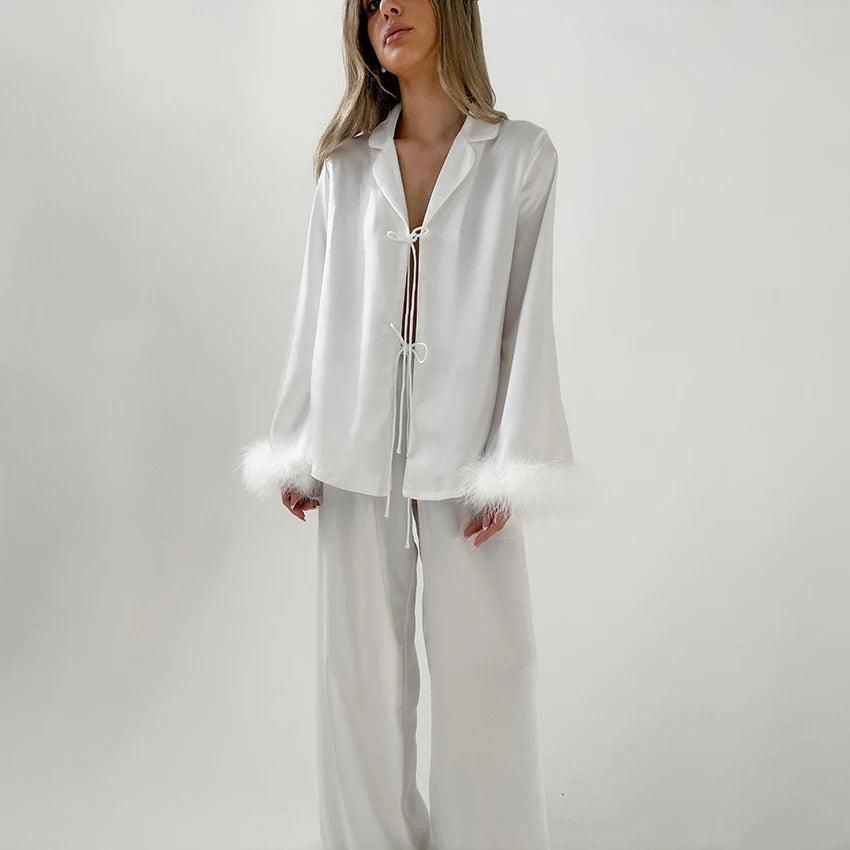 Women’s Satin Pyjama Set