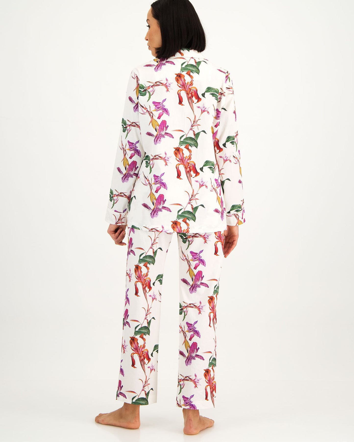 Pure Cotton Iris Pattern Pyjamas
