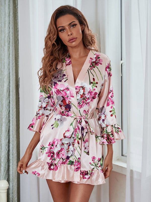 Women's Belted NightGown