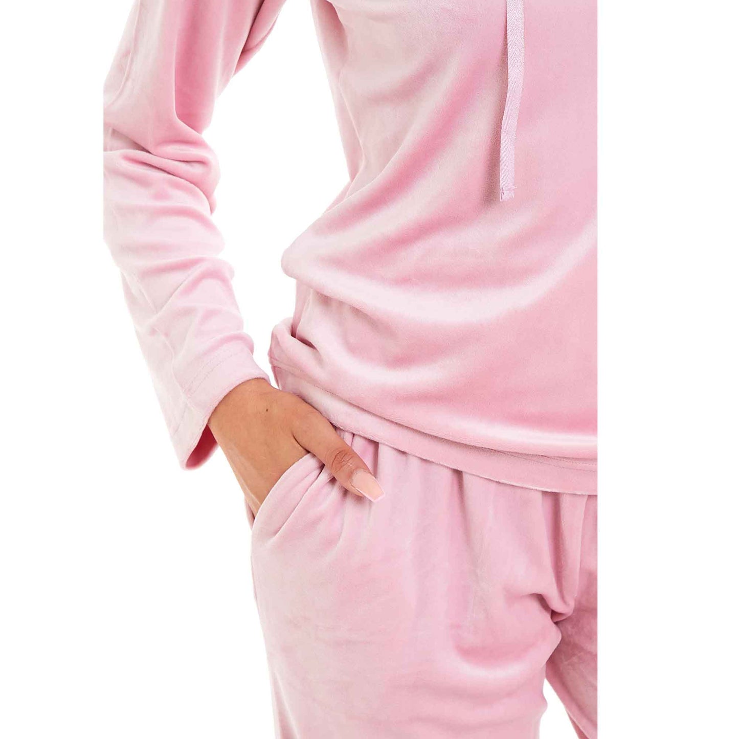 Super Soft Velour Hooded Set