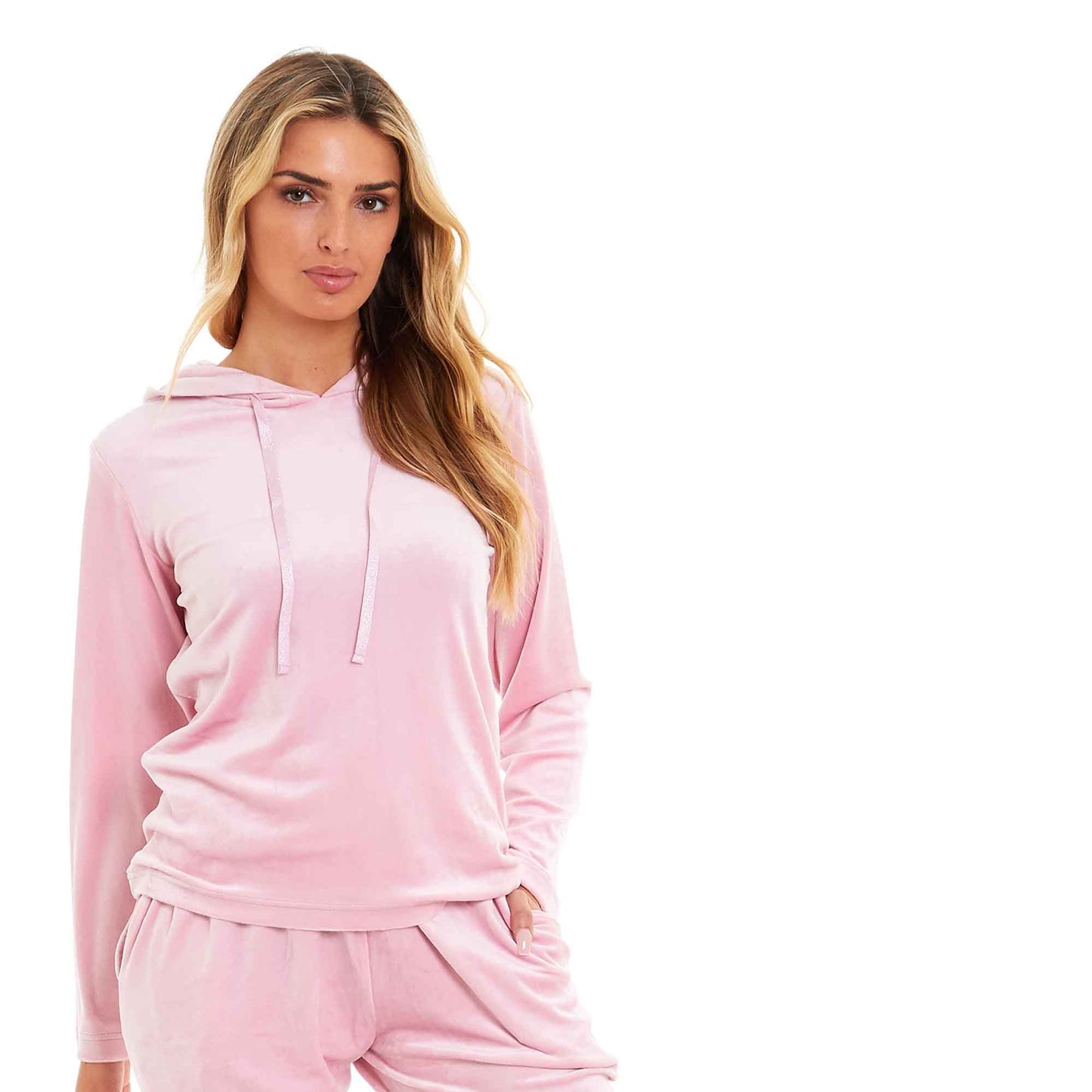 Super Soft Velour Hooded Set