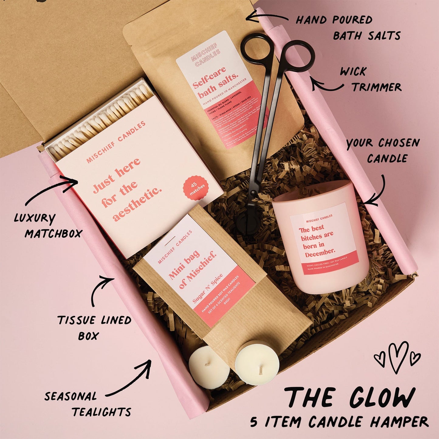 "December" Birthday Bitch Gift Candle