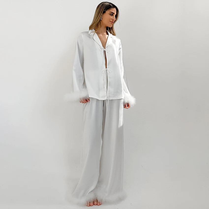 Women’s Satin Pyjama Set