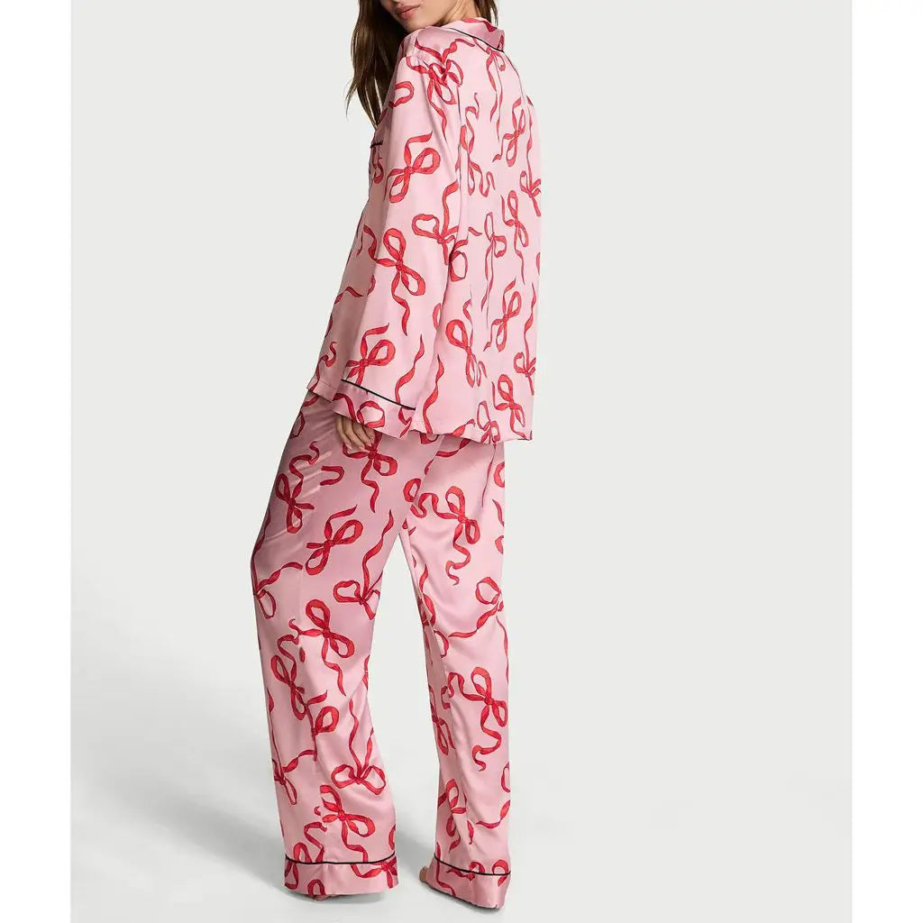 Bow or Star Design Luxe Pyjama Sets