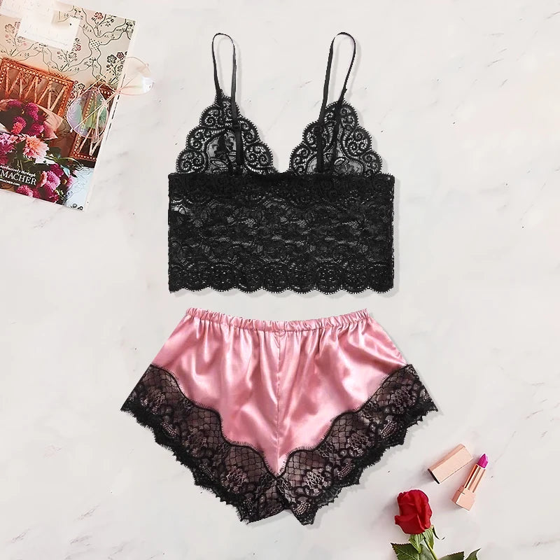 Sexy Lace Pyjama Set
