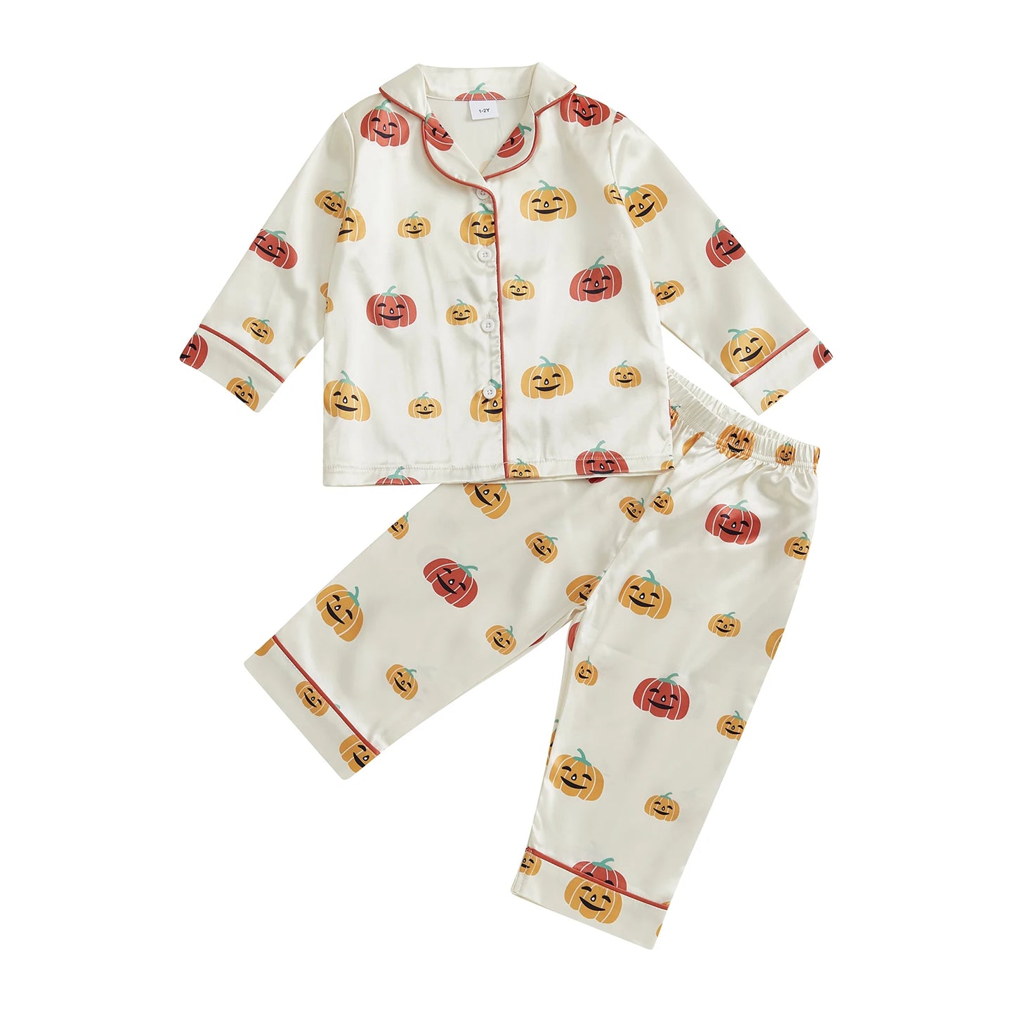 Pumpkin Print Pyjama Set
