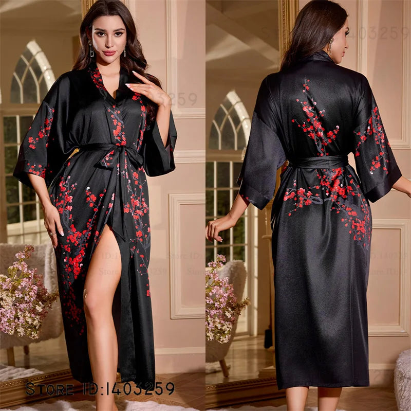 Oversized Satin Kimono Robe – Range of designs