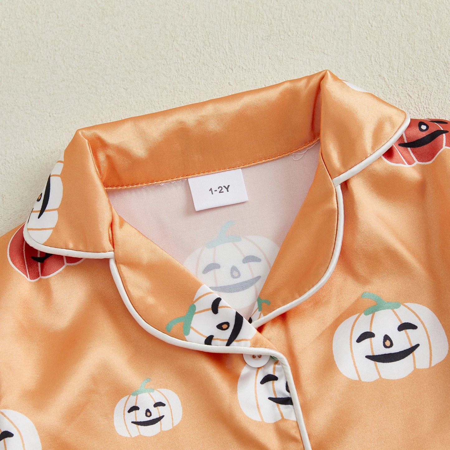 Pumpkin Print Pyjama Set