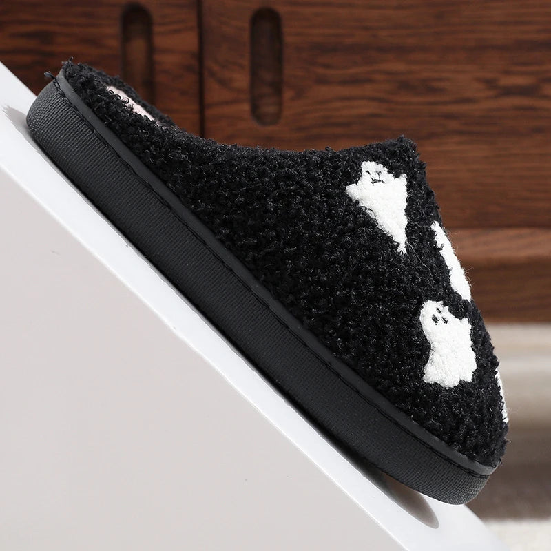 Halloween Ghost Cotton Slippers
