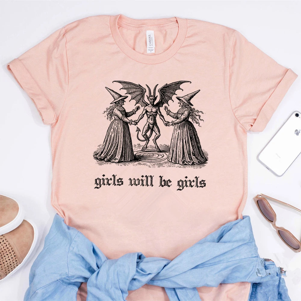 "Girls Will Be Girls Witch" Tee  Snooze & Co.