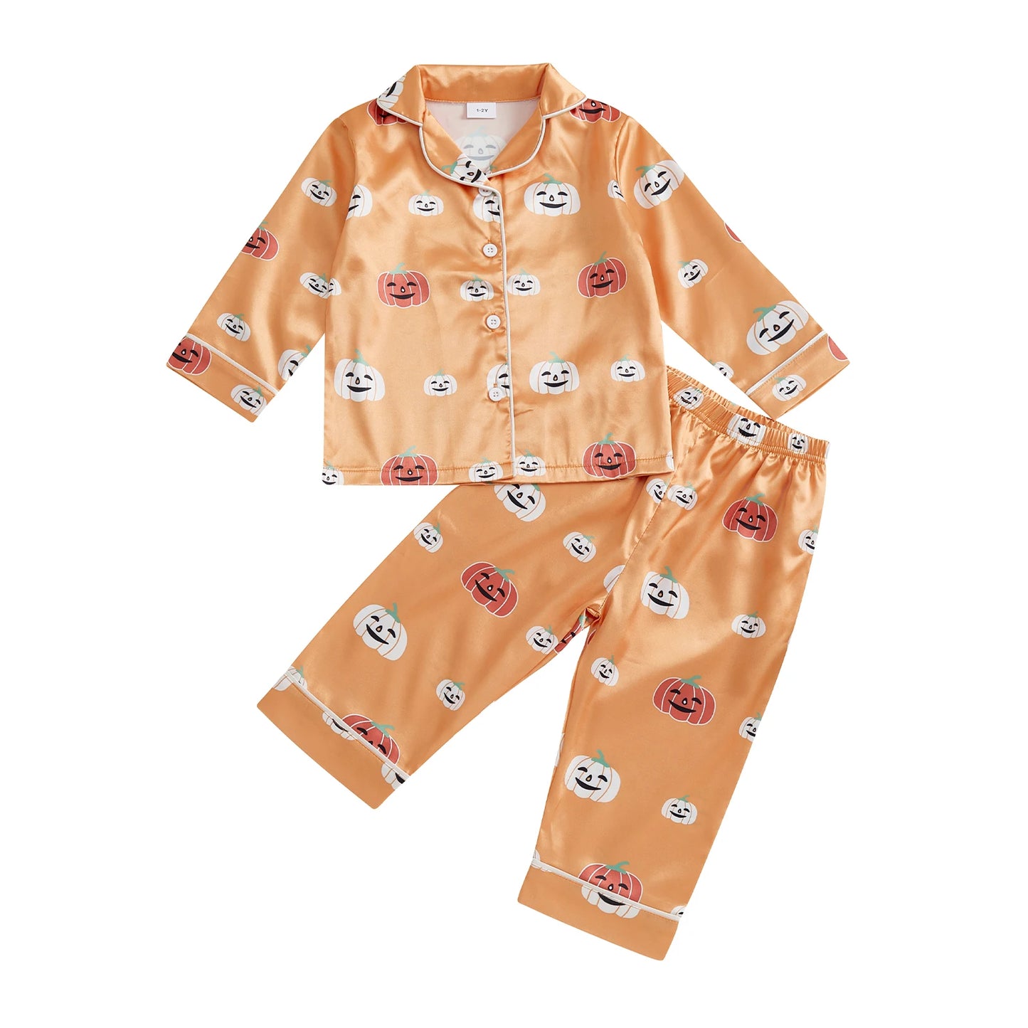 Pumpkin Print Pyjama Set