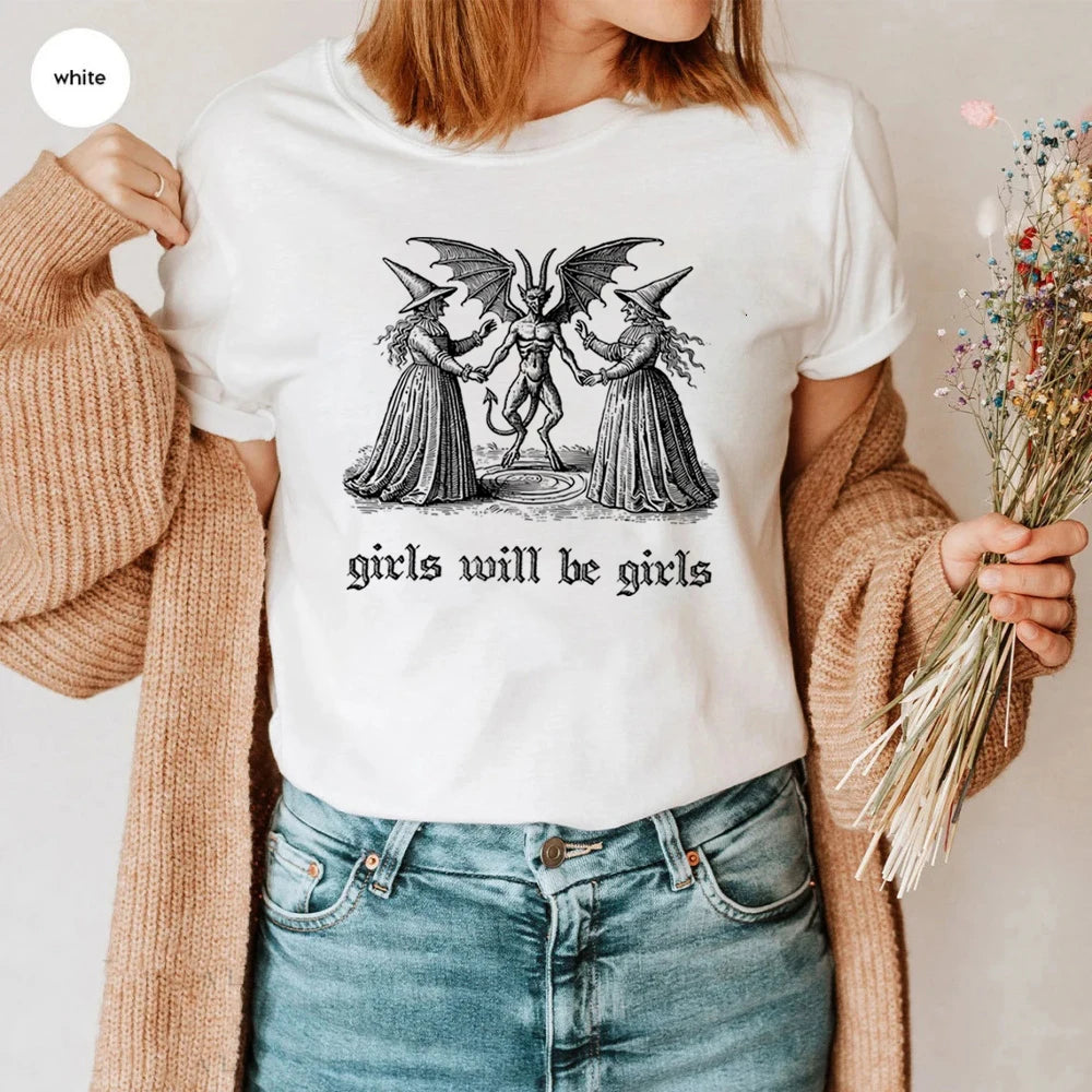 "Girls Will Be Girls Witch" Tee  Snooze & Co.