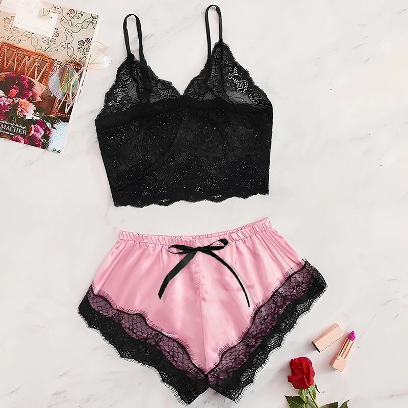 Sexy Lace Pyjama Set