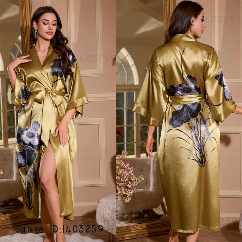 Oversized Satin Kimono Robe – Range of designs