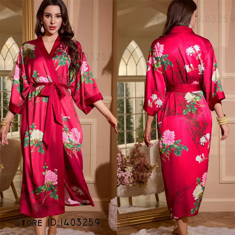 Oversized Satin Kimono Robe – Range of designs