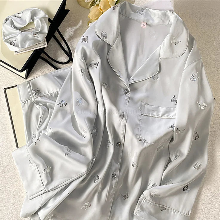 Signature Satin Pyjama Set  Snooze & Co.