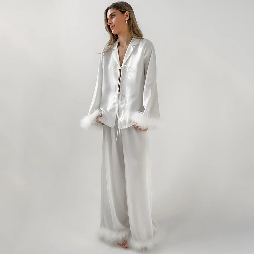 Women’s Satin Pyjama Set