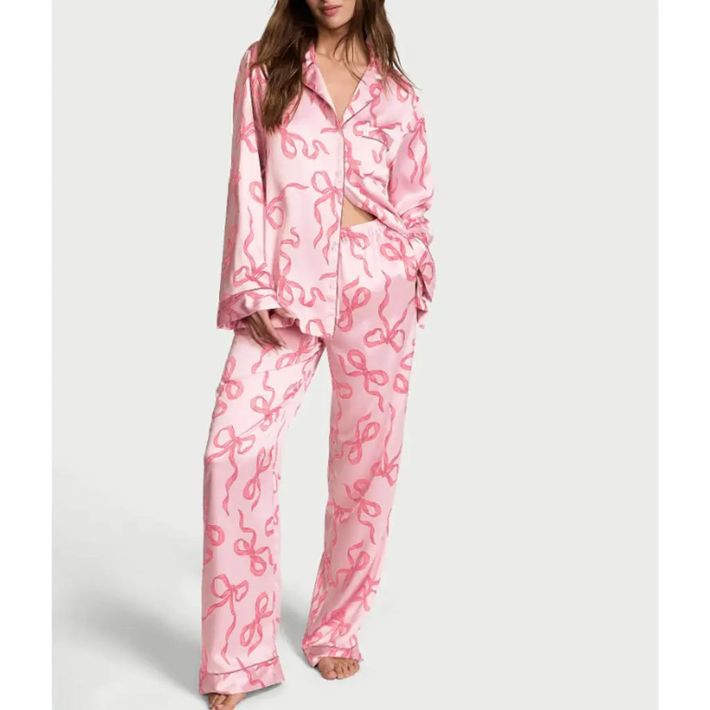 Bow or Star Design Luxe Pyjama Sets