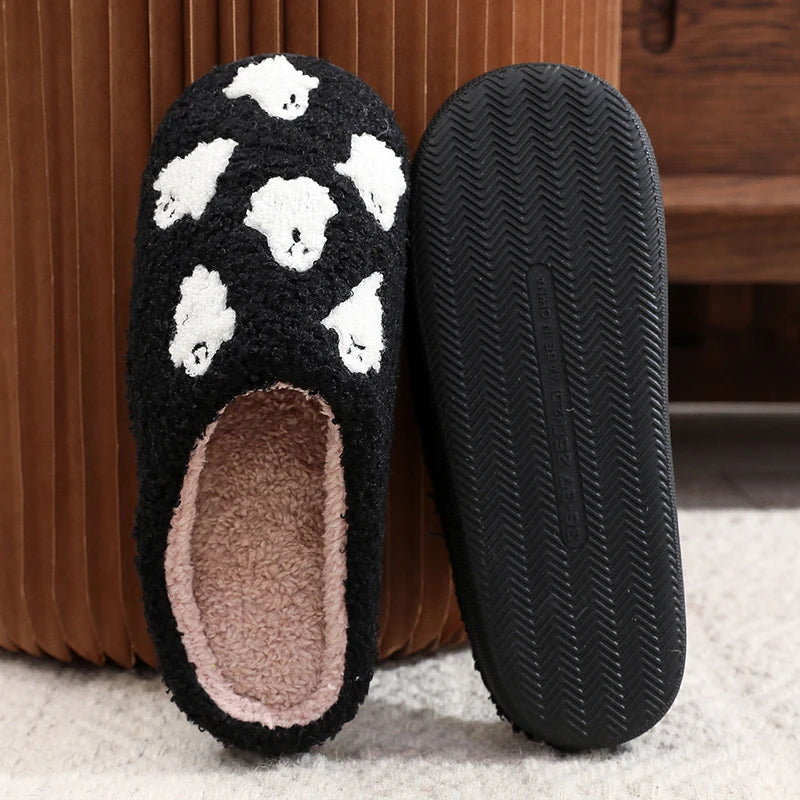 Halloween Ghost Cotton Slippers