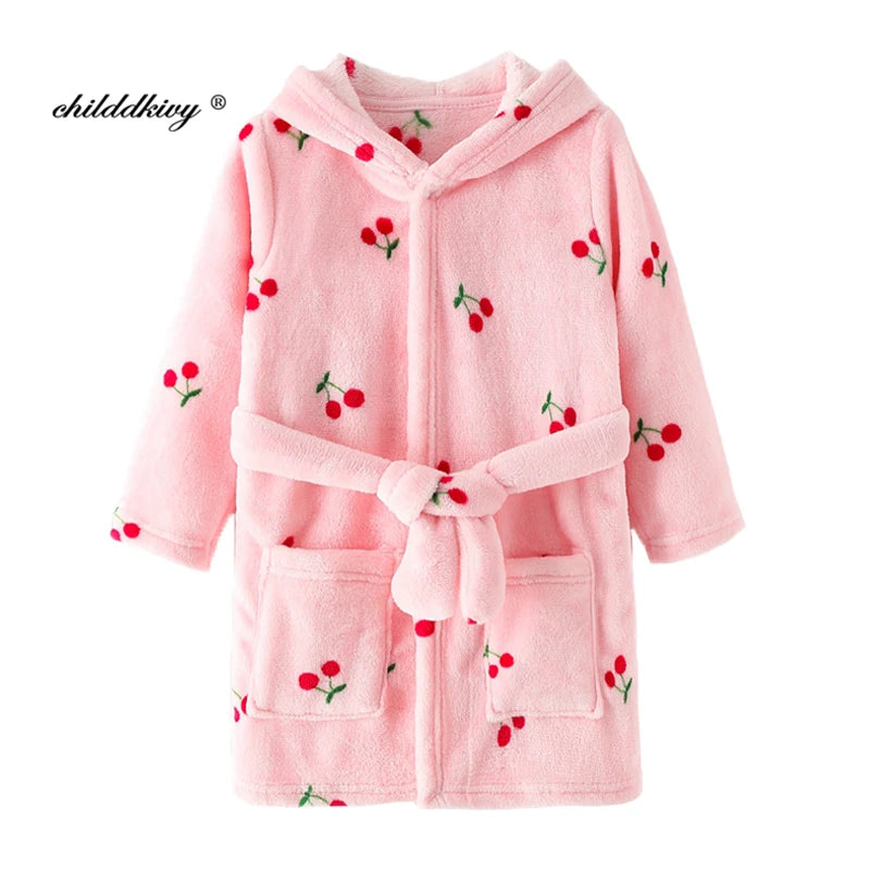 Boys & Girls Fluffy Dressing Gowns