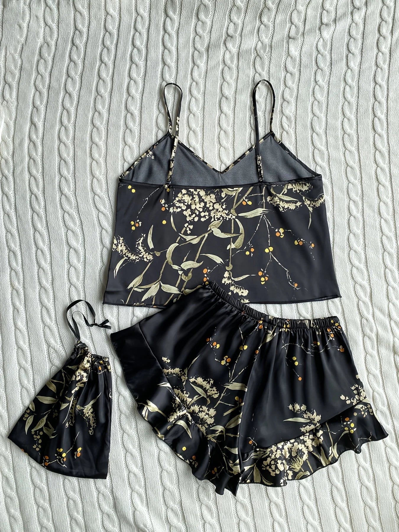 Floral Cami & Ruffle Short Set  Snooze & Co.