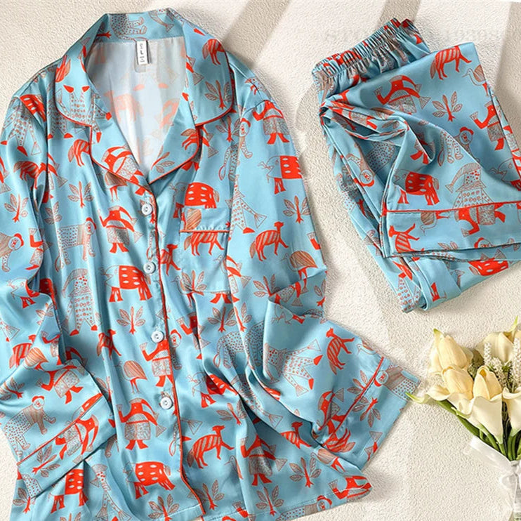 Signature Satin Pyjama Set  Snooze & Co.