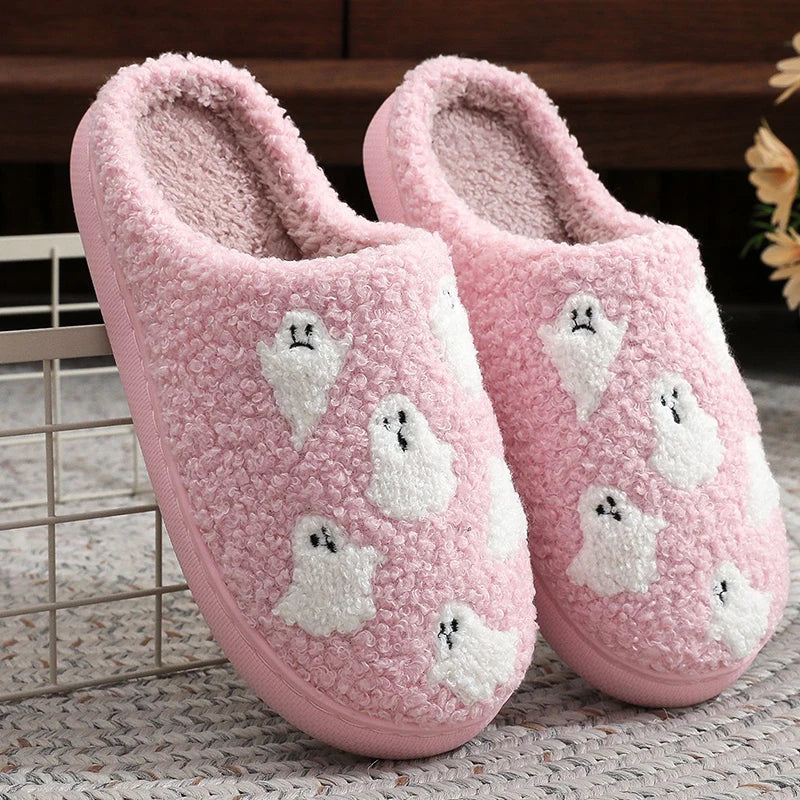 Halloween Ghost Cotton Slippers
