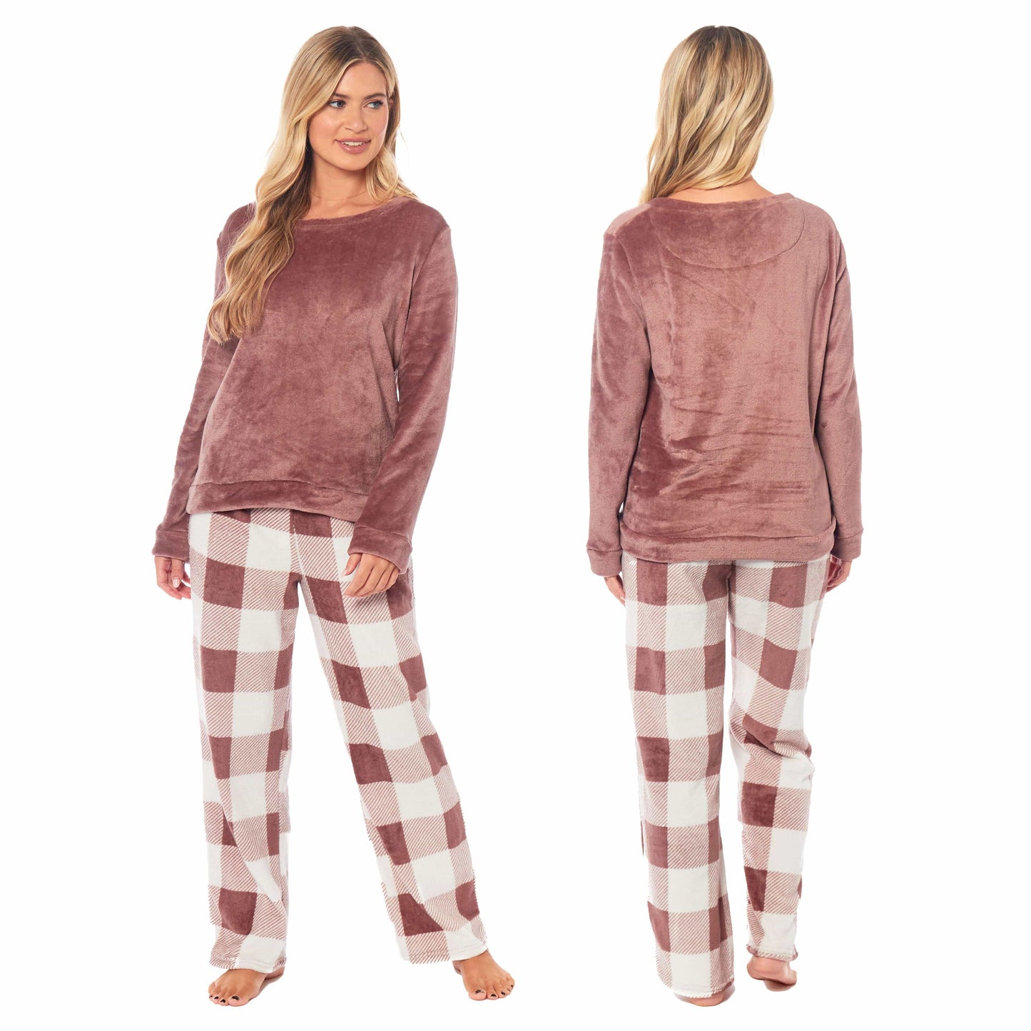 Buffalo Check Fleece Pyjamas Set
